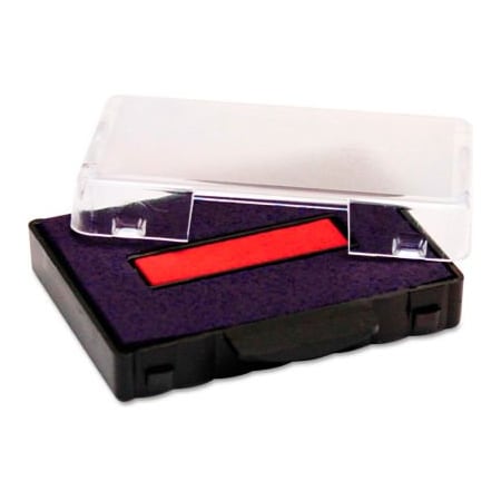 U.S. Stamp & Sign U. S. Stamp & Sign Trodat T5430 Stamp Replacement Ink Pad, 1 x 1 5/8, Red/Blue P5430BR